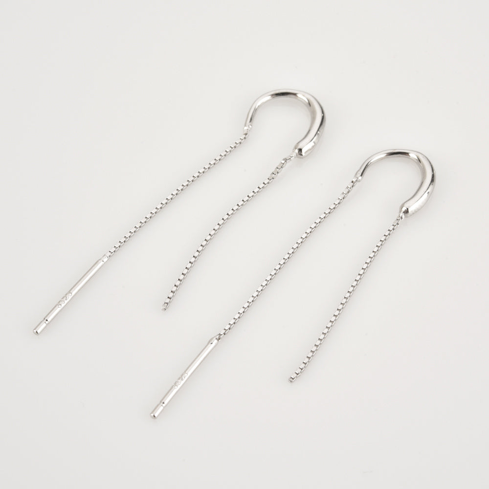 Shimmer Strings – Elegant tassel earrings