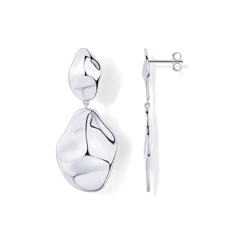 Sculpture Drop – Elegant statement earrings