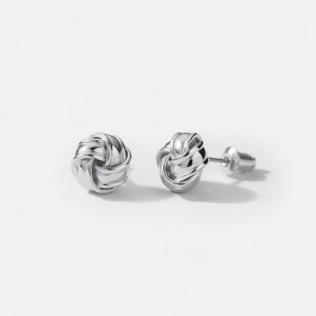 Lyra - Ohrstecker mit Knotendetail