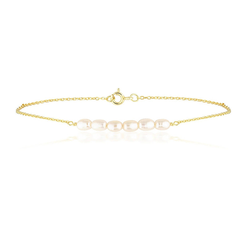 Sahara – Anklet with multiple pearls