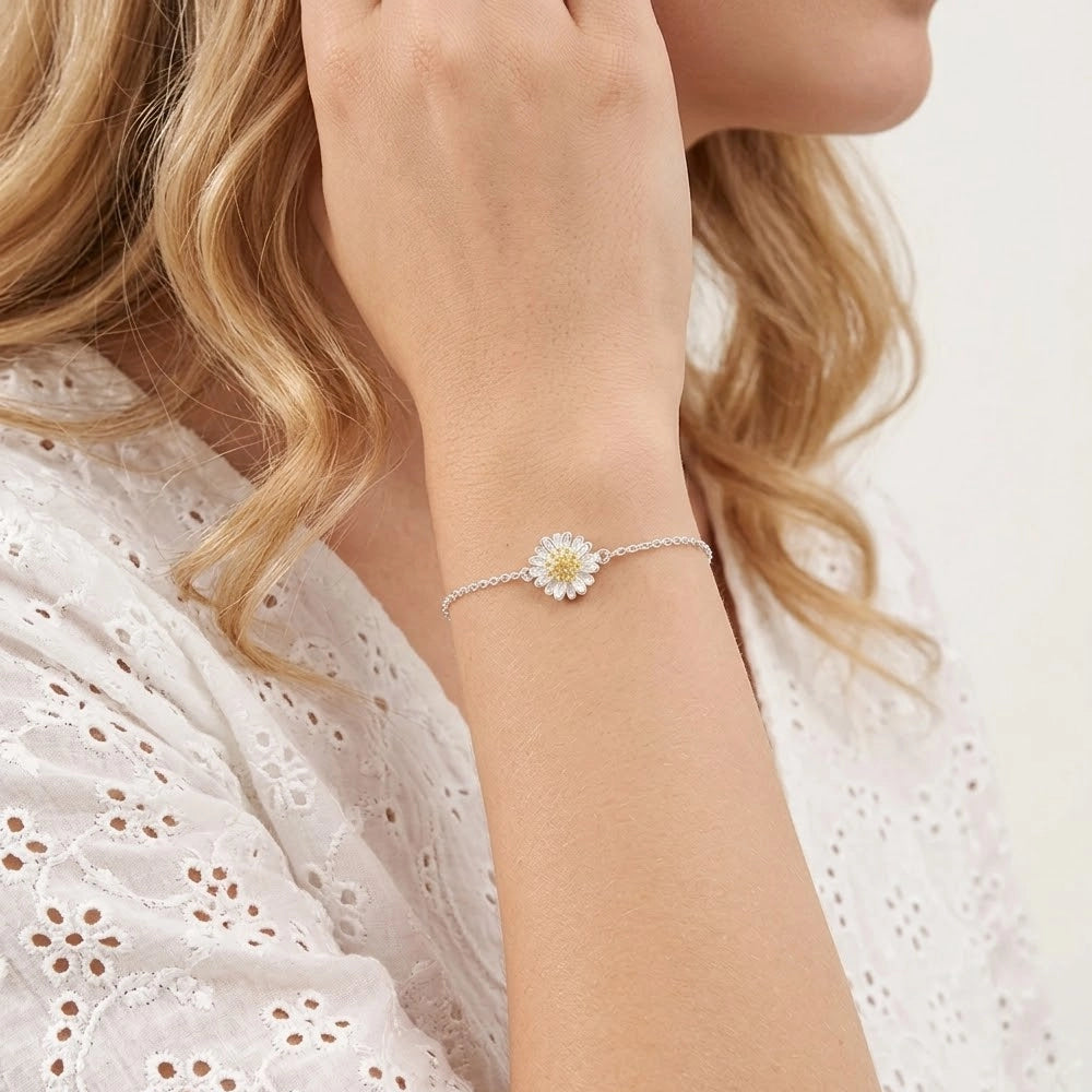 Daisy Flower – Bracelet with daisy charm