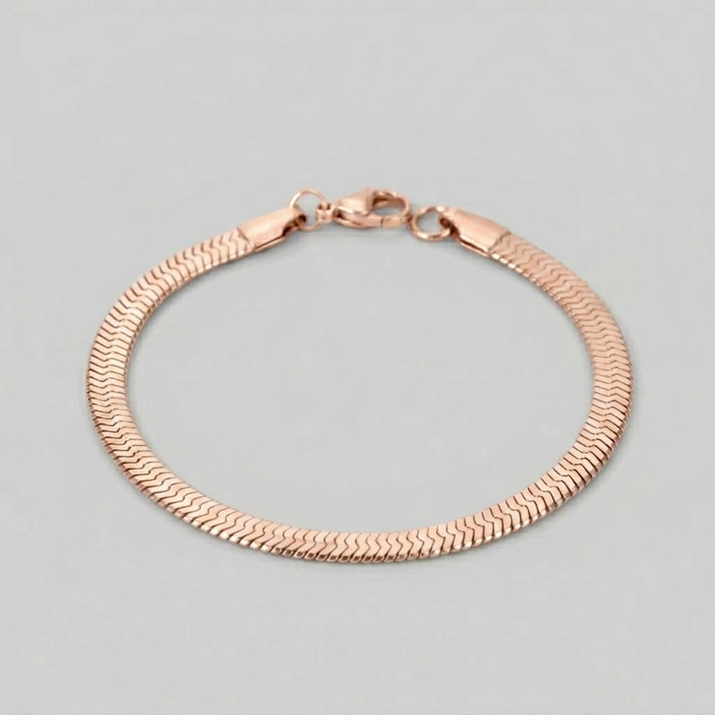Lindy – Snake bone chain bracelet