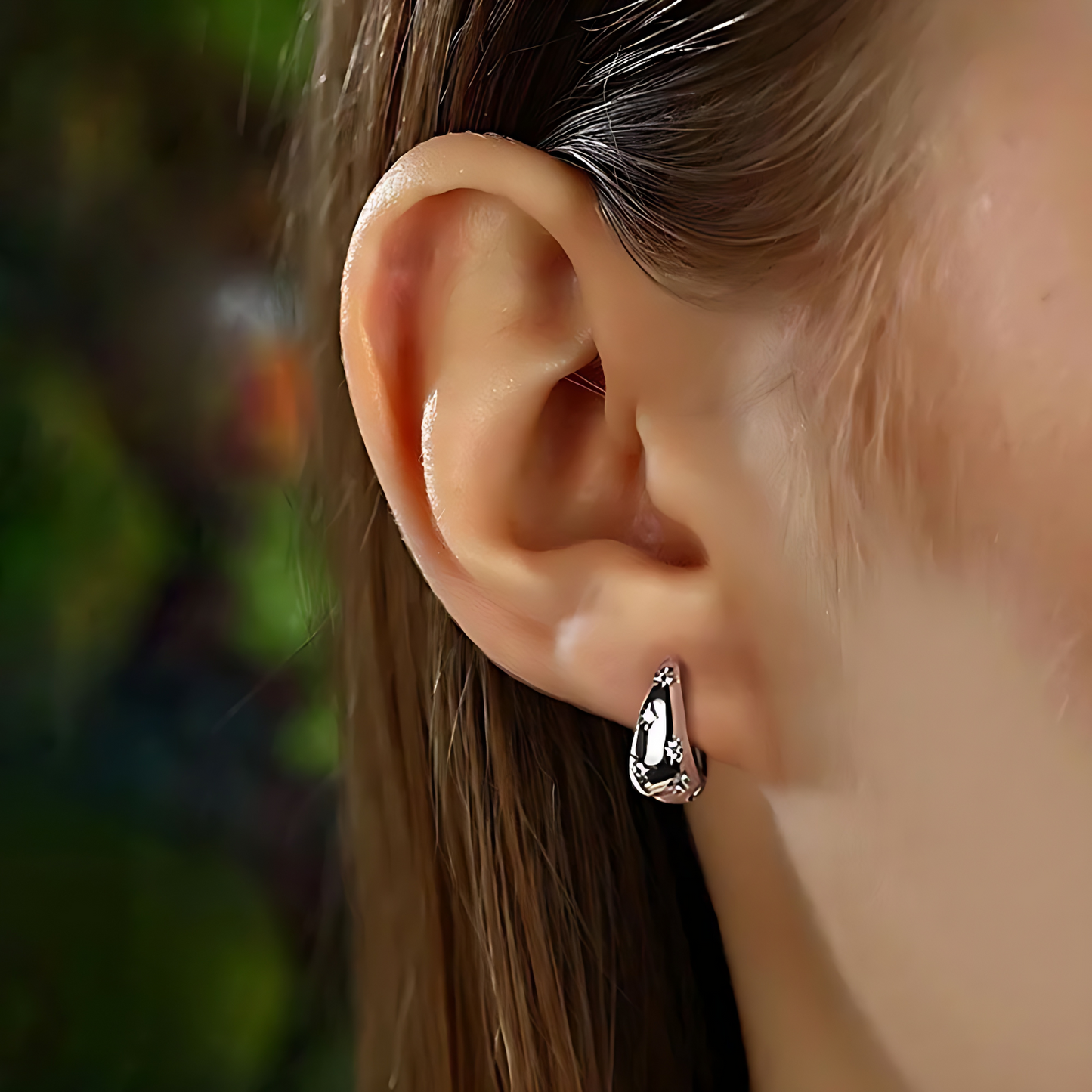 Earrings Twinkling Hoops