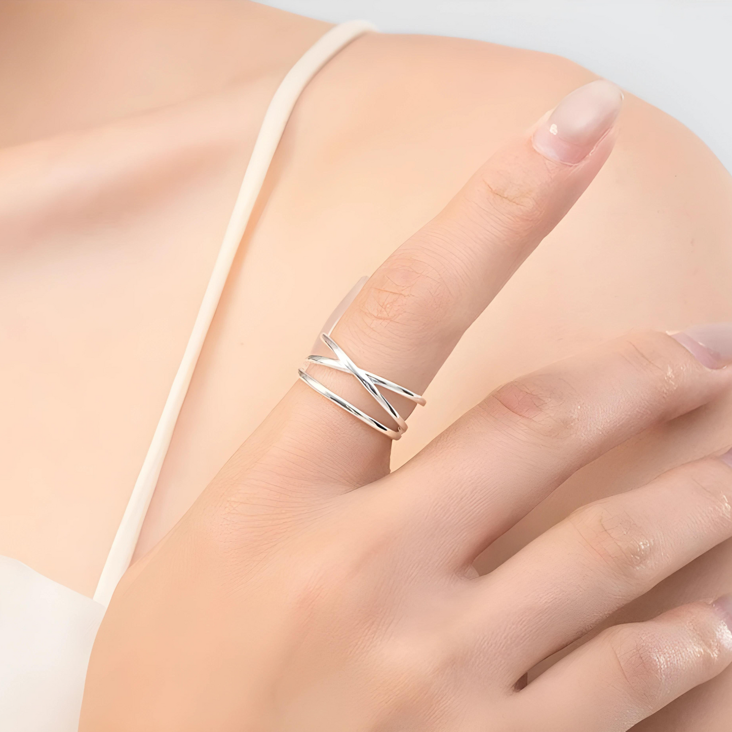 Pure Elegance - Ring mit mehreren Bändern