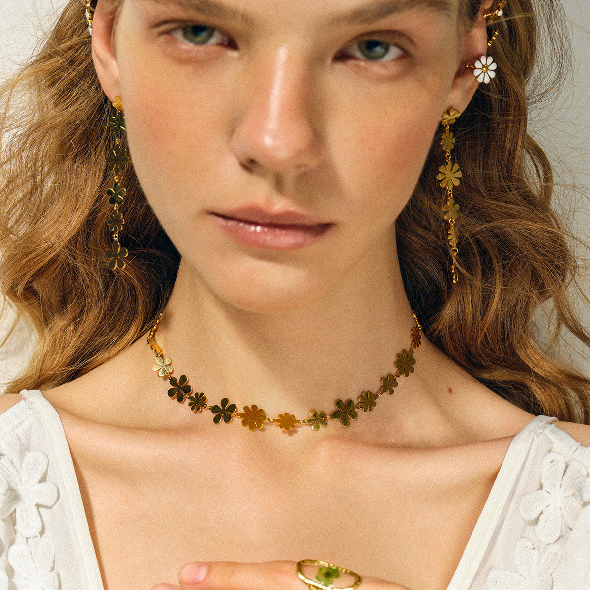 Earrings Floral Dreams Tassel