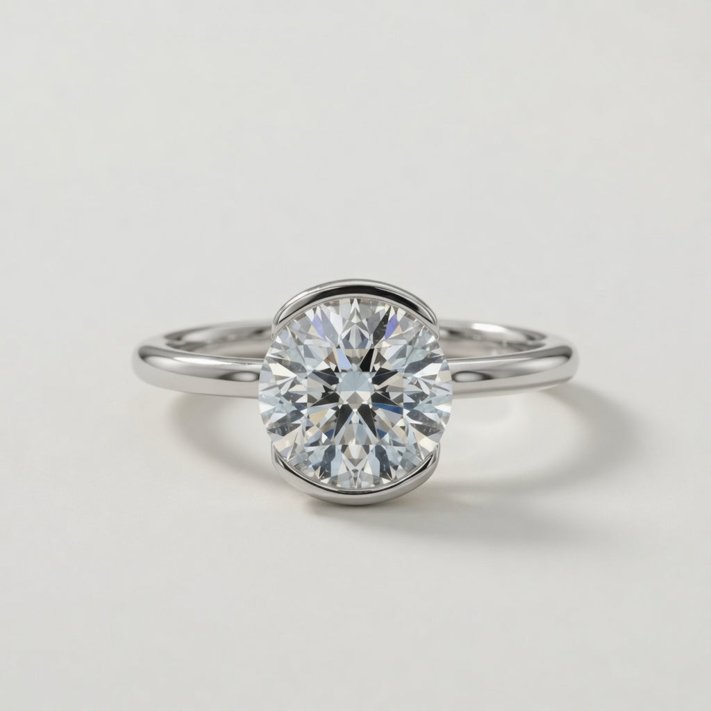 Imperial - Ring mit Moissanit-Fassung