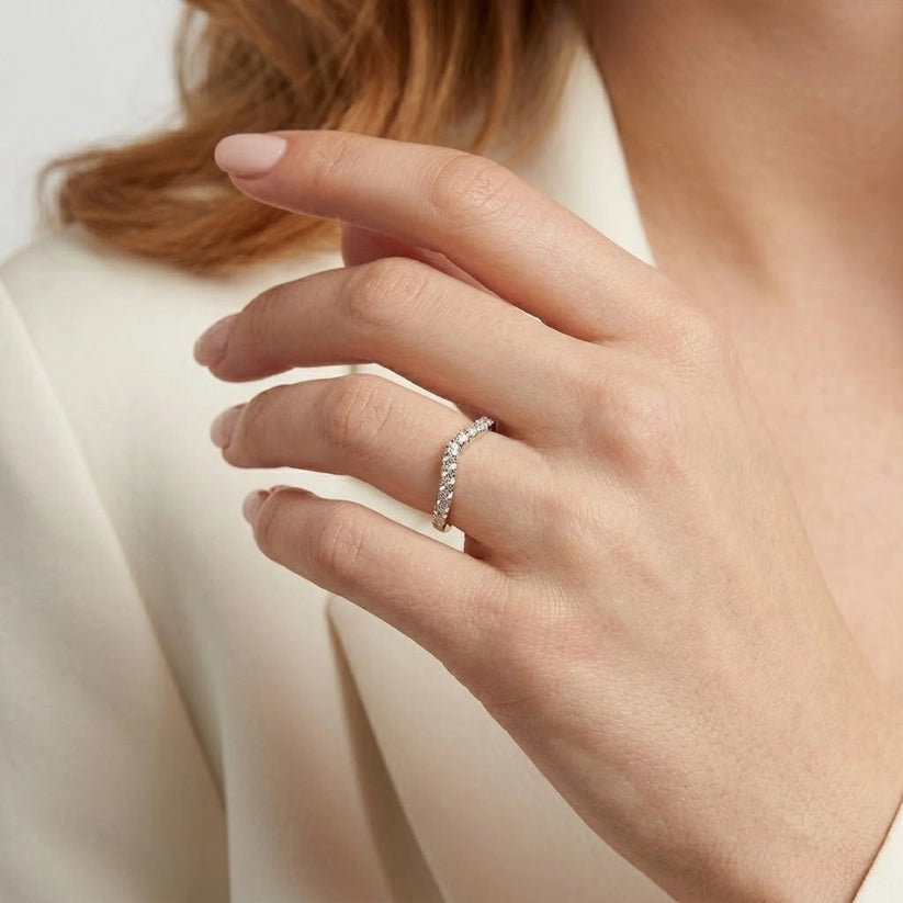 Viva - Exklusiver Ring mit Moissanit-Besatz