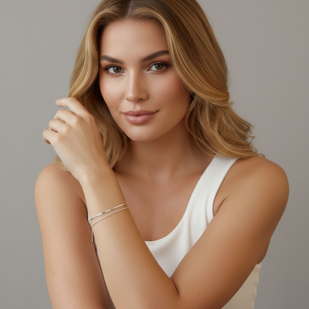 Alexandria - Armband mit zwei einzigartigen Ketten