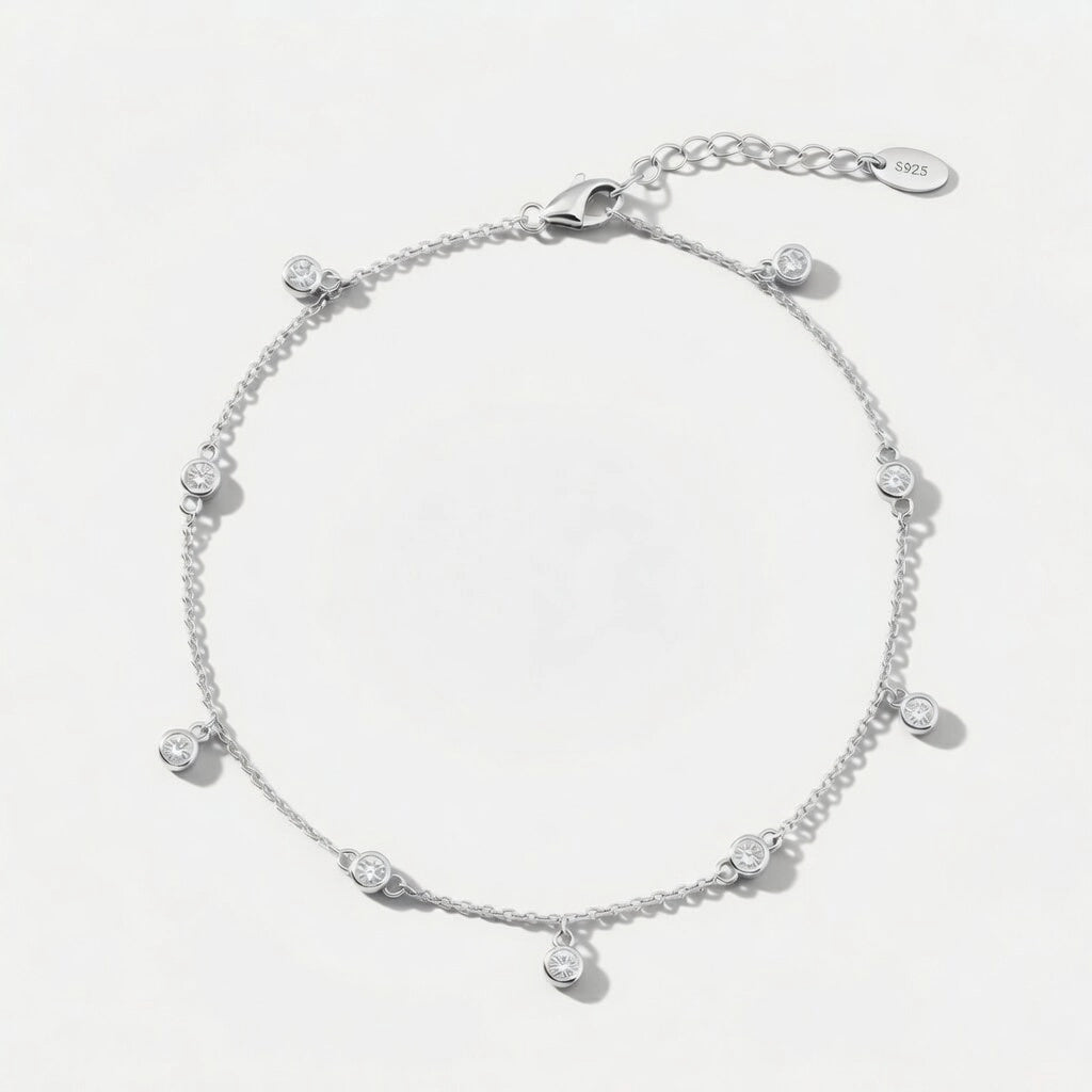 Amalfi – Anklet with sparkling stones