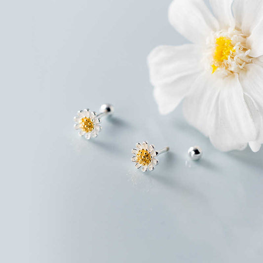 Earrings Daisy Flower