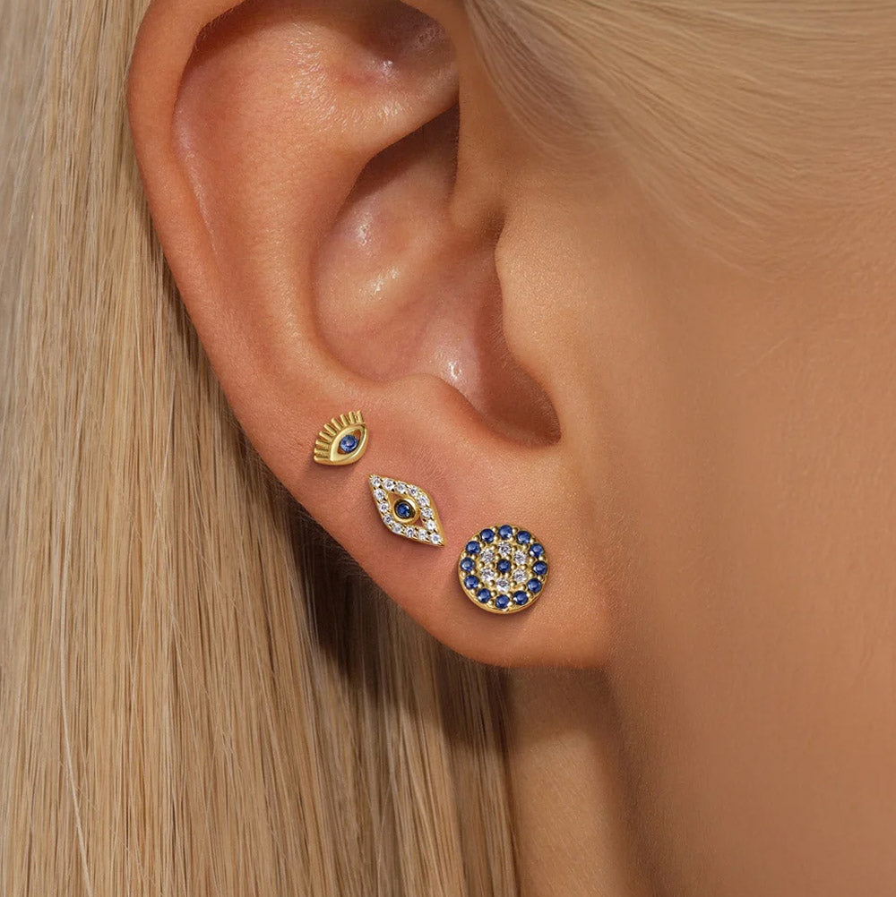 Earrings Blue Eyes