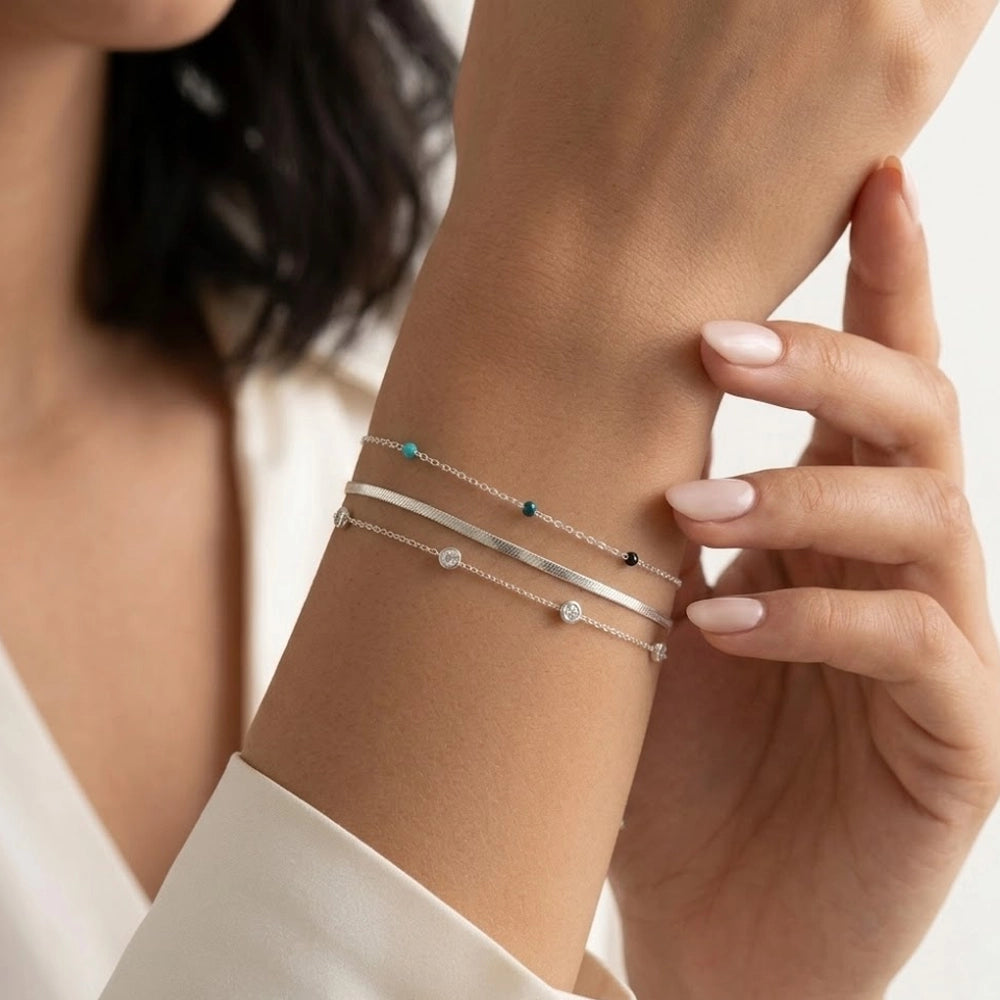 Capri - Armband mit bunten Perlendetails