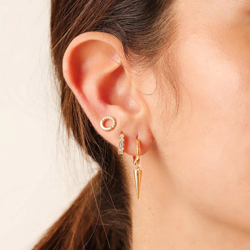 Elise – Creolen mit Spikes