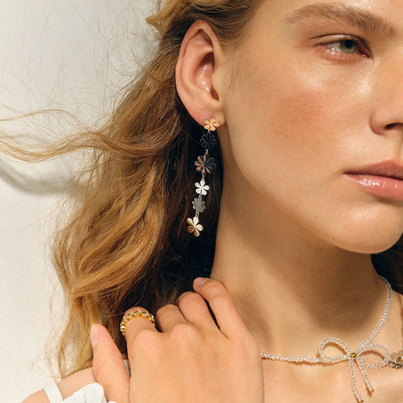 Earrings Floral Dreams Tassel