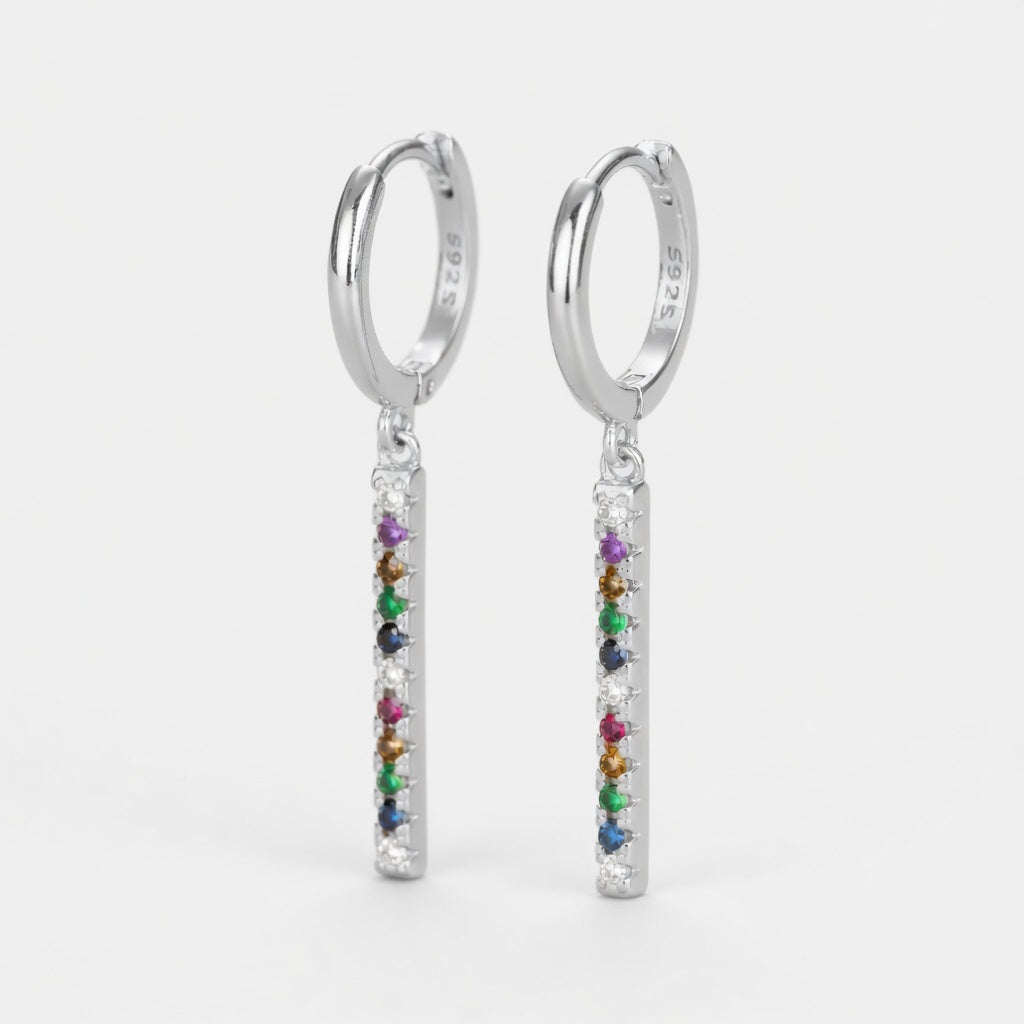 Noelle – Hoops with hanging charm