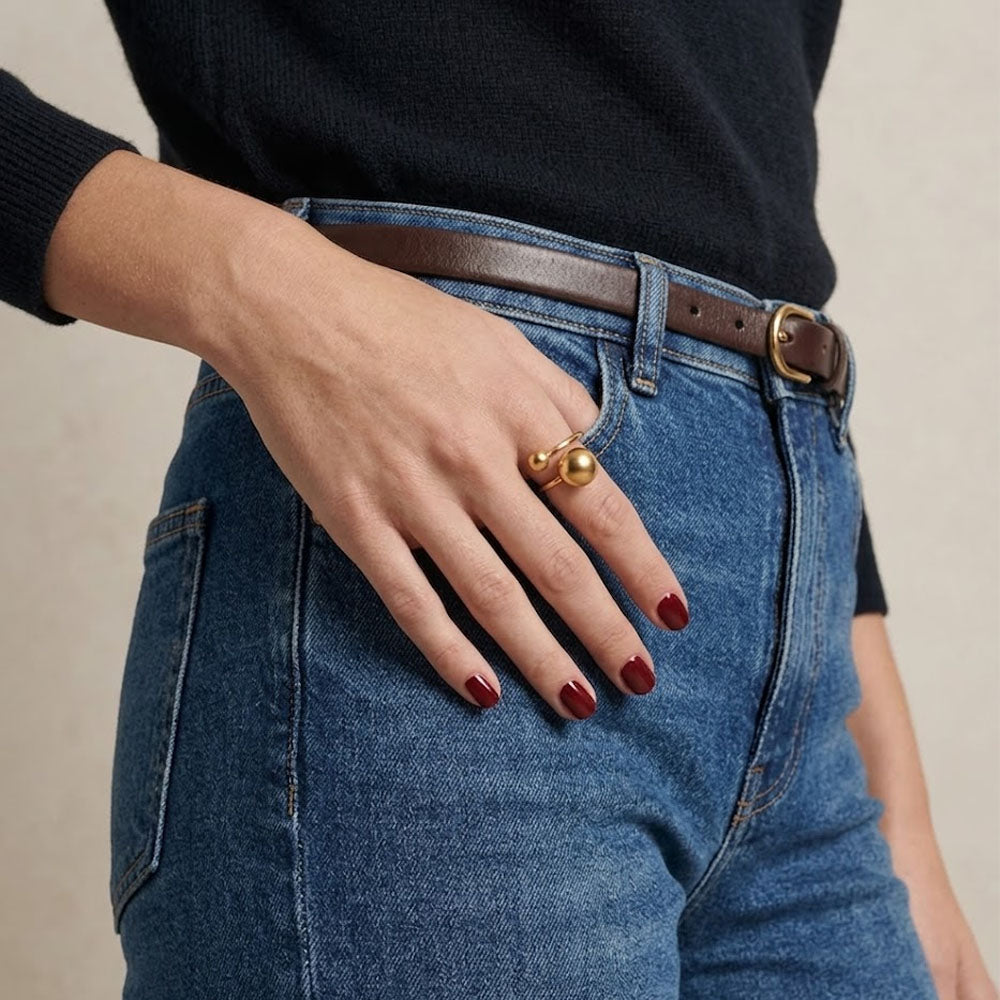 Globe - Verstelbare overlappende ring met bollen