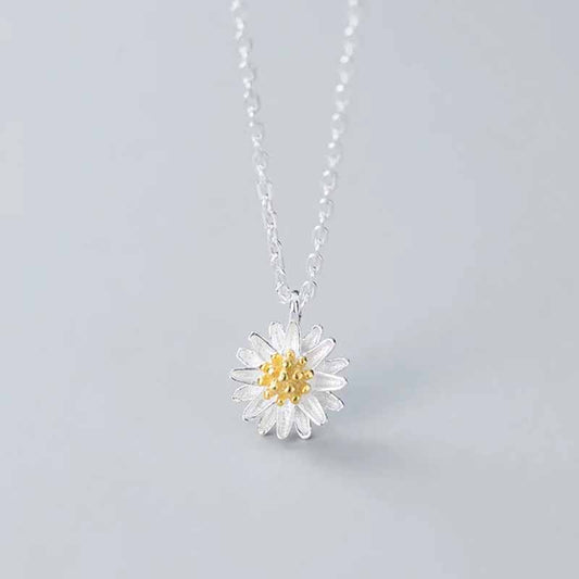 Necklace Daisy Flower