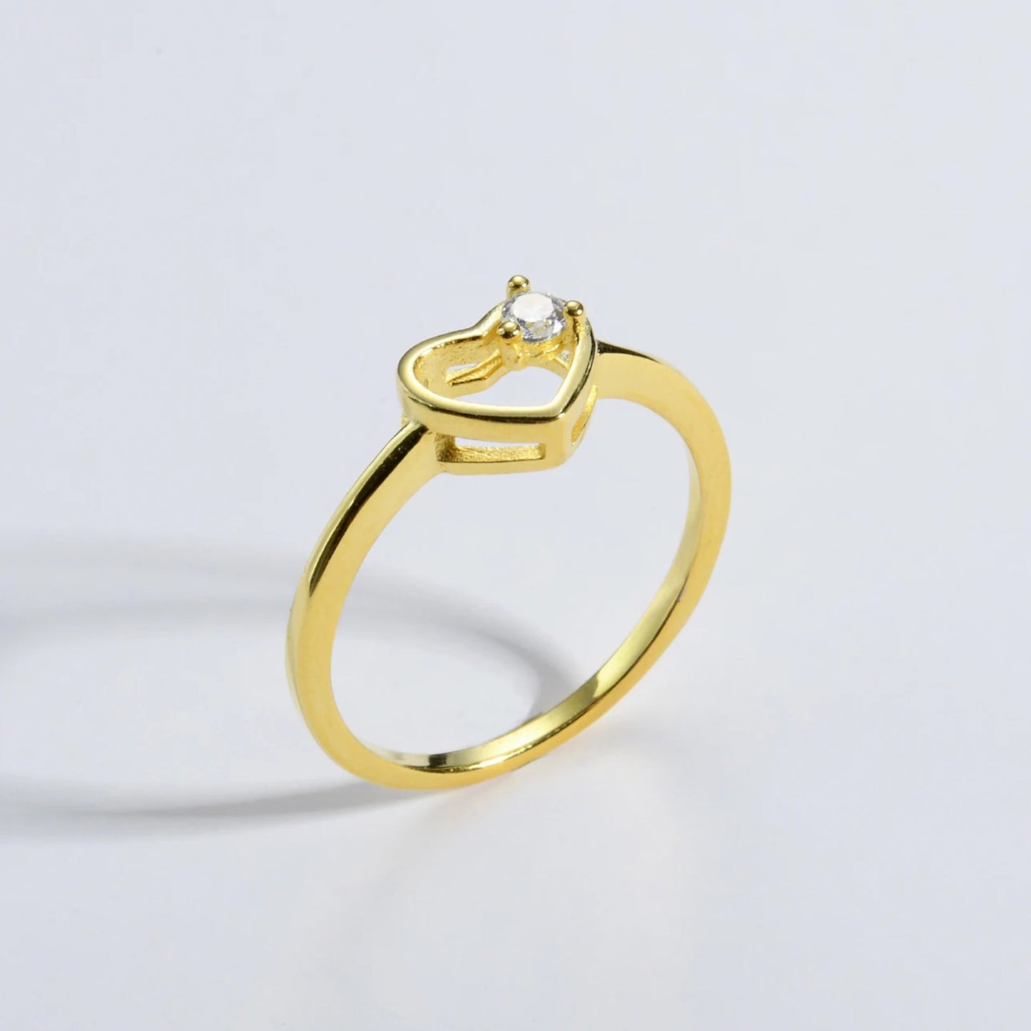 Heartbeat - Ring mit offenem Herzen