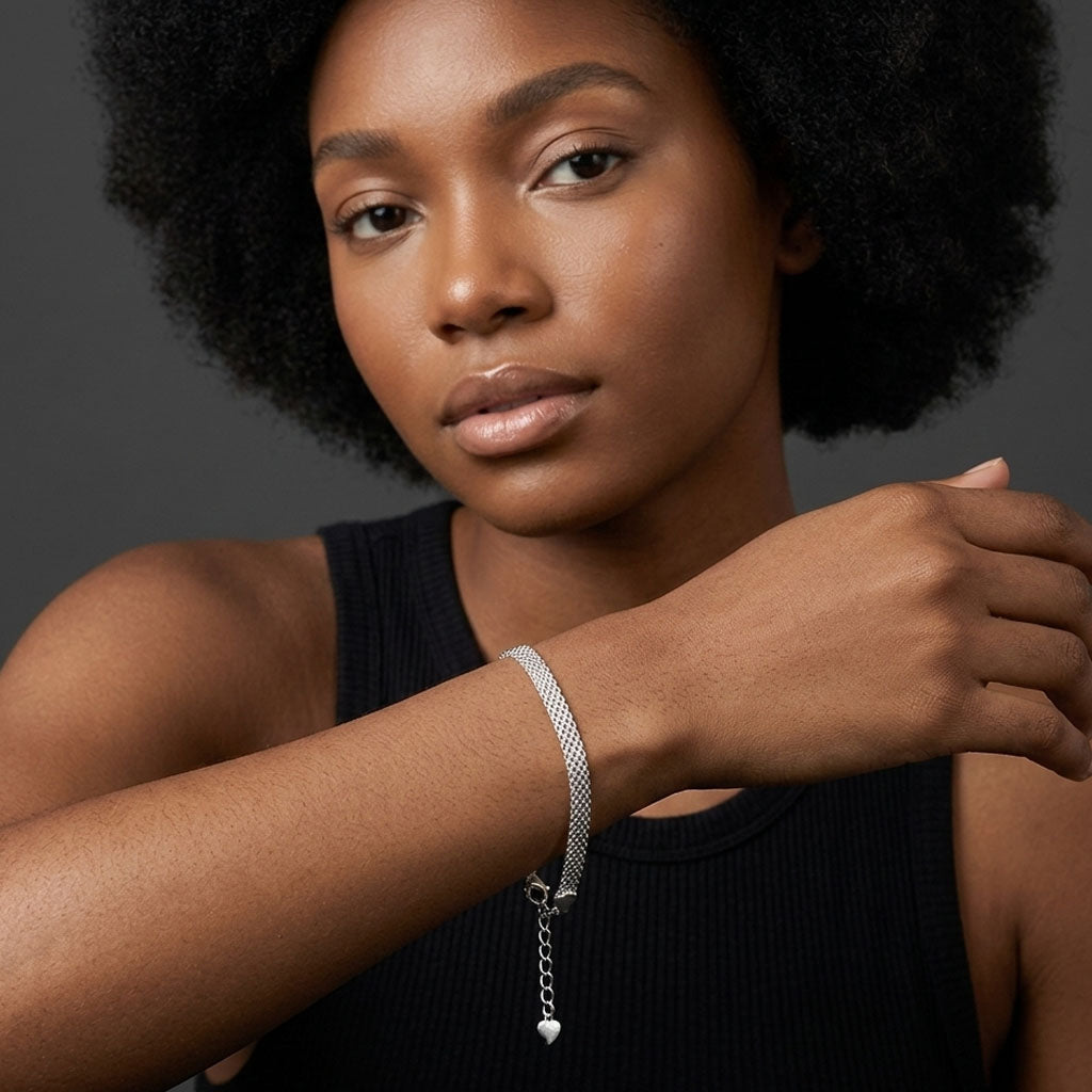 Indra – Bracelet with wider chain