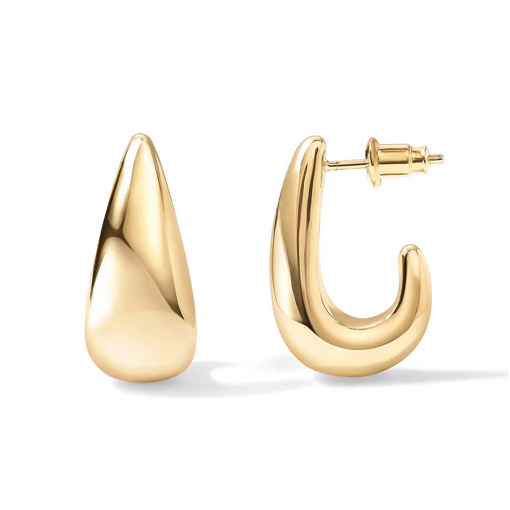 Earrings Jade Arc