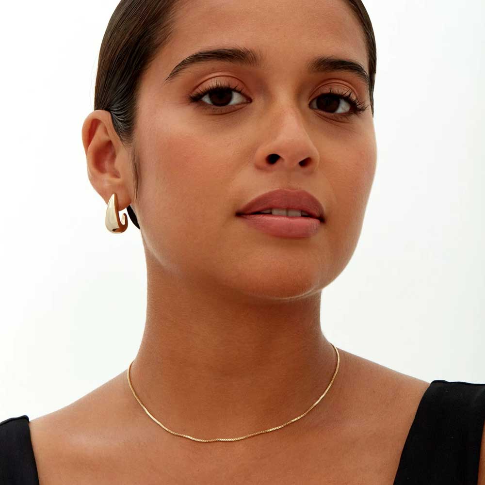 Earrings Jade Arc