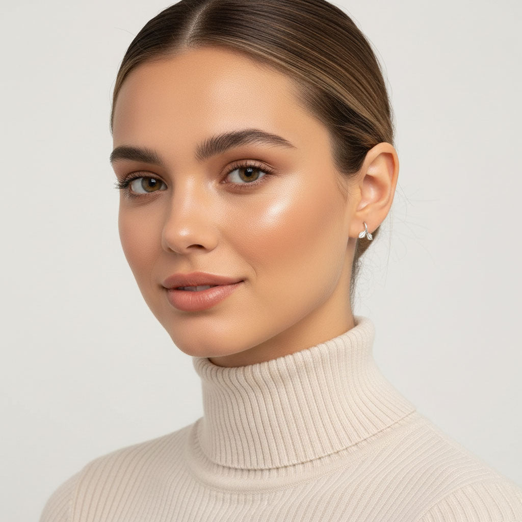 Leaf – Earrings with leaf design