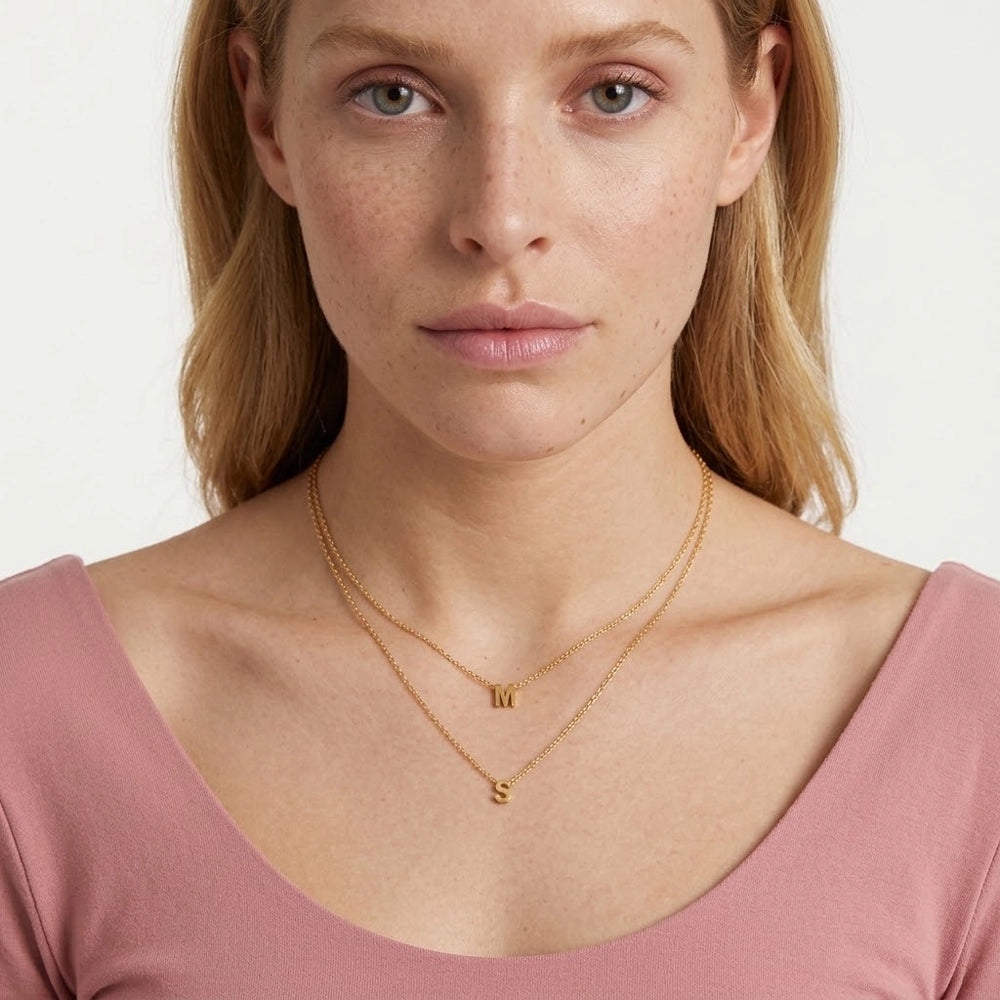 Letter – Necklace with letter pendant