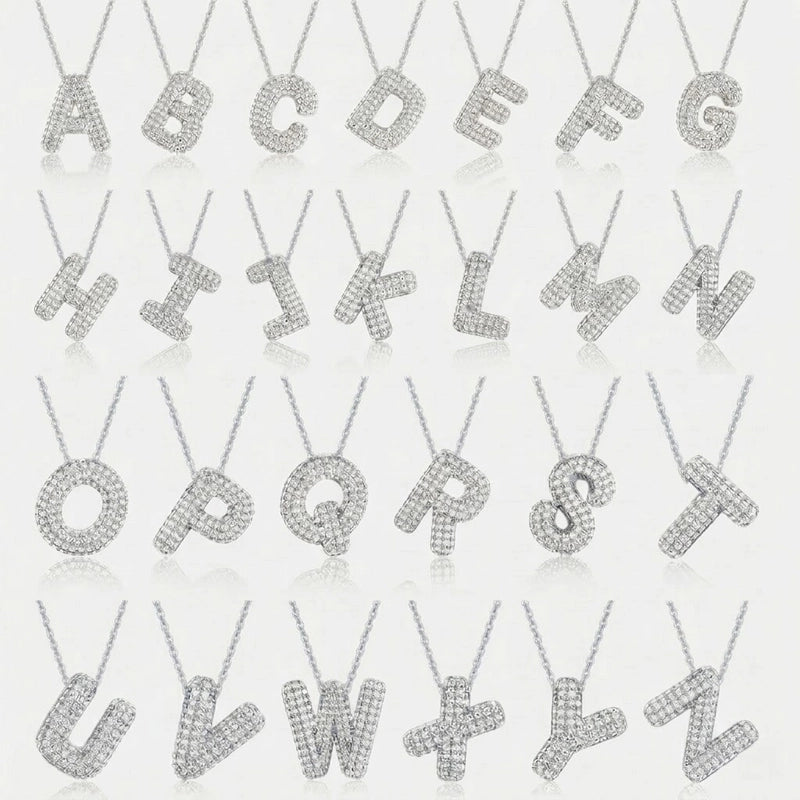 Luxe Initials – Necklace with chunky letter design
