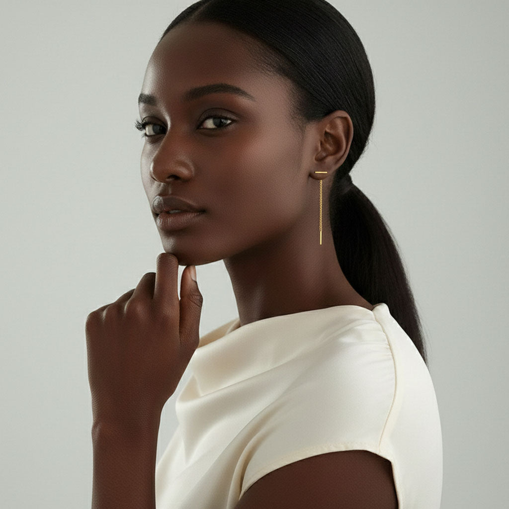 Nora – Tassel earrings with delicate design