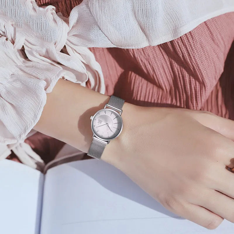 Sereno - Uhr mit Netzarmband