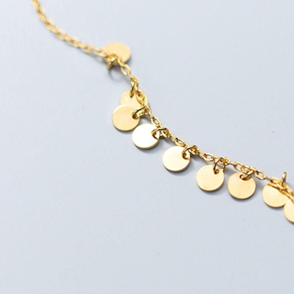 Lemonie – Bracelet with hanging circular charm