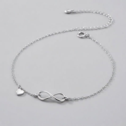 Eternity – Anklet with simple infinity symbol