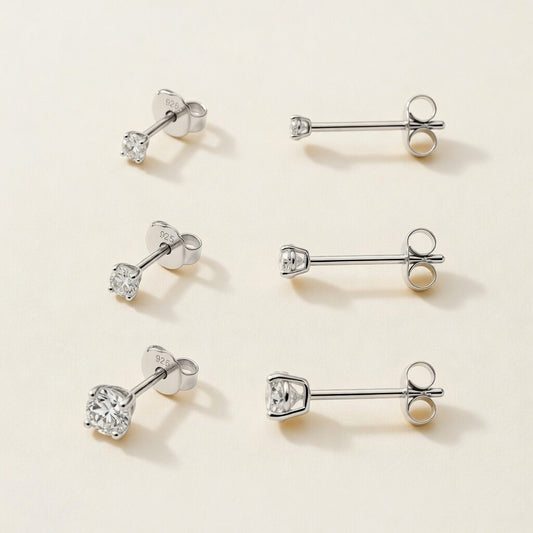 Allie – 3-pack stud earrings