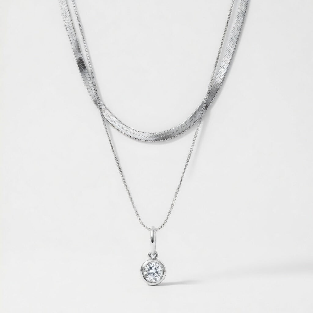 Aurora – Necklace with removable pendant