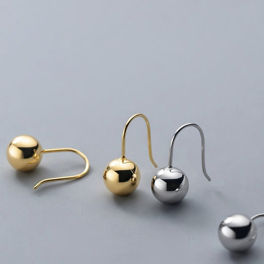 Cecile - Ohrringe mit runder Perlenverzierung