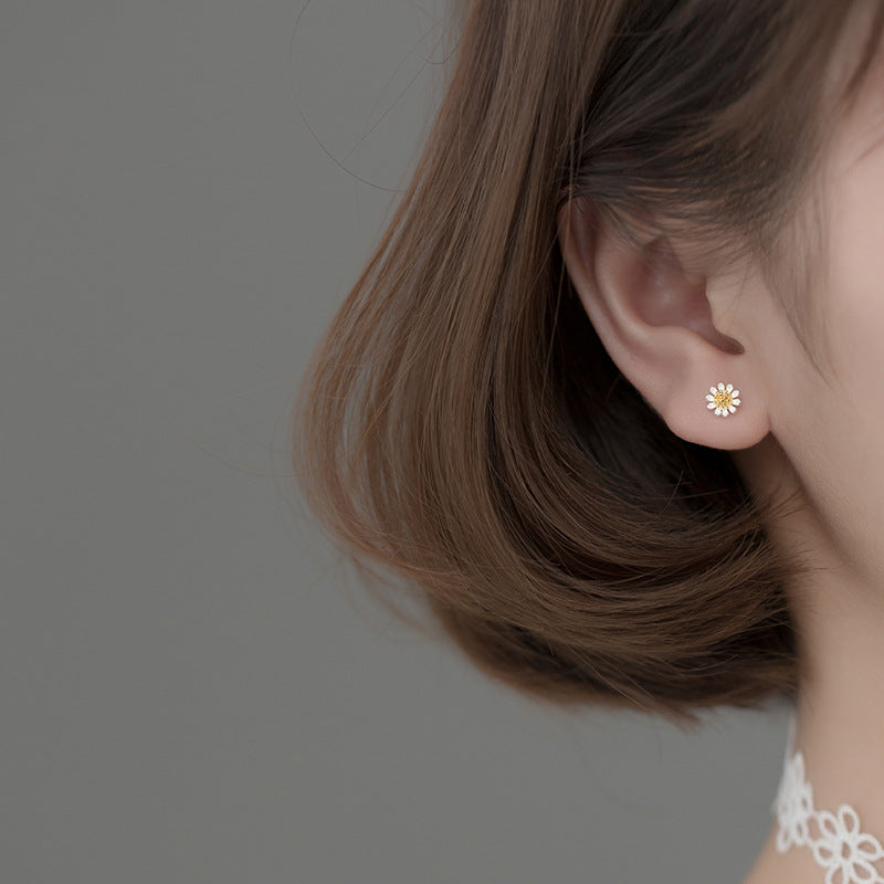 Earrings Daisy Flower