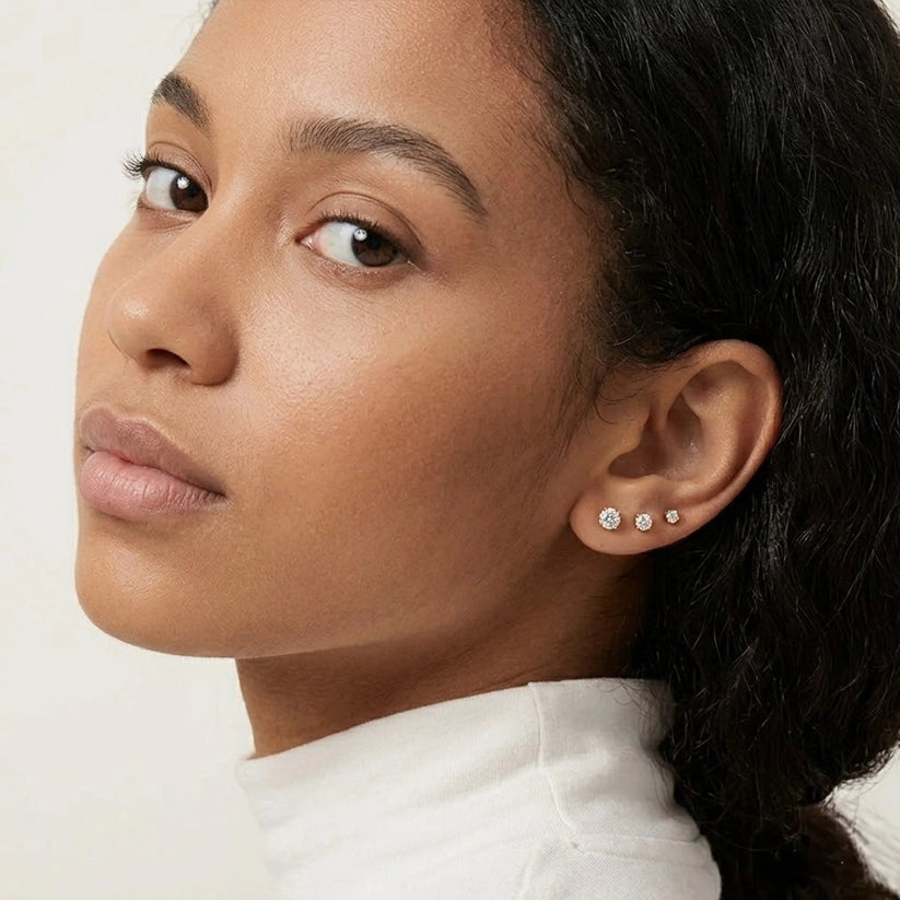 Allie – 3-pack stud earrings