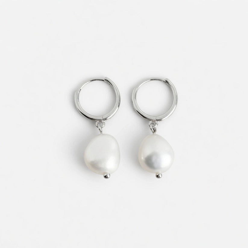 Amelie – Hoops with pearl