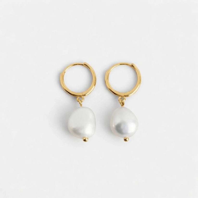 Amelie – Hoops with pearl