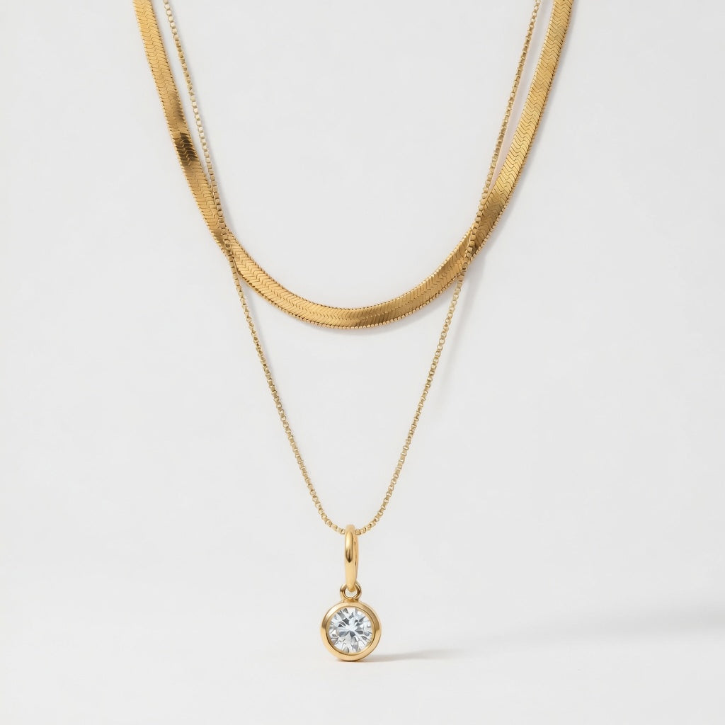 Aurora – Necklace with removable pendant