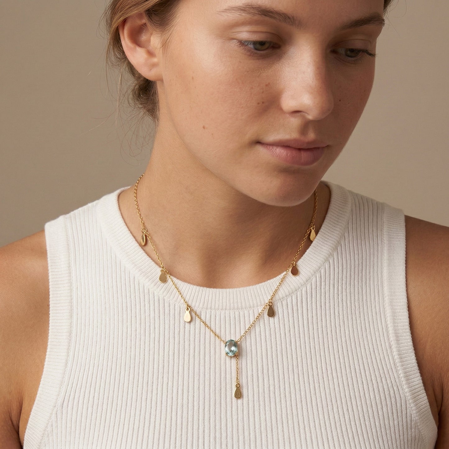 Aqua Haven – Halskette mit Türkisstein