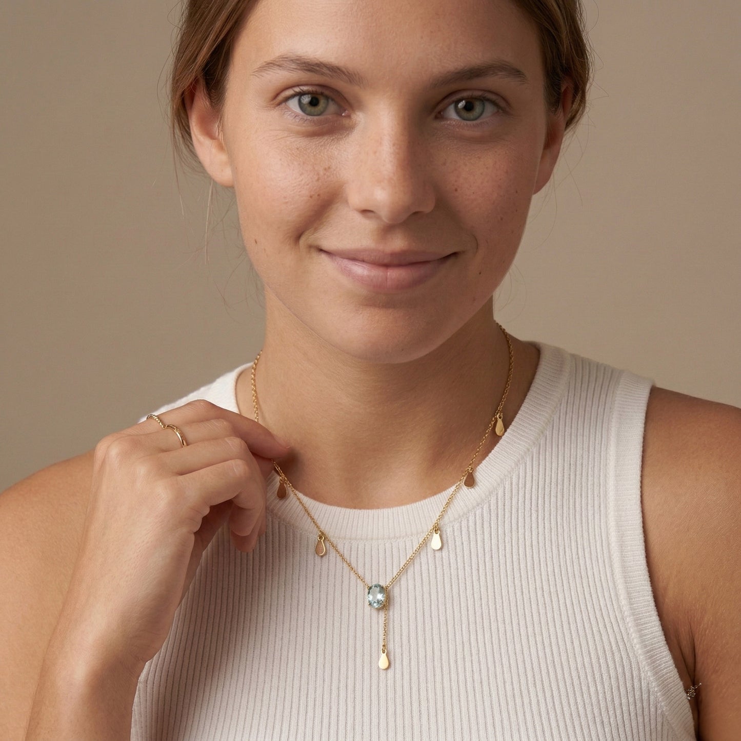 Aqua Haven – Halskette mit Türkisstein