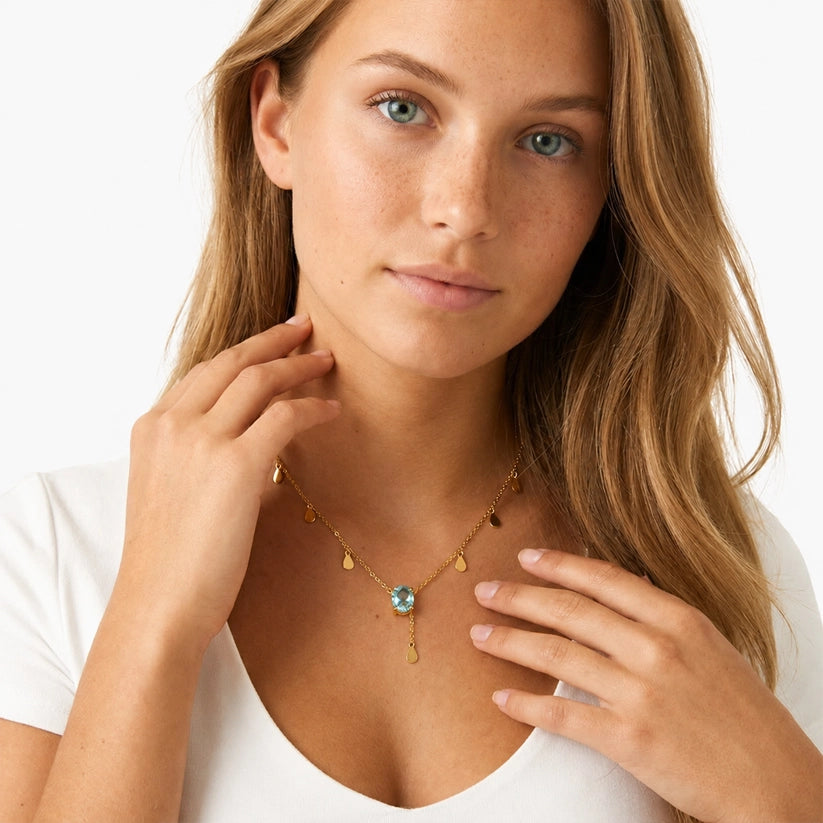 Aqua Heaven – Turquoise stone necklace