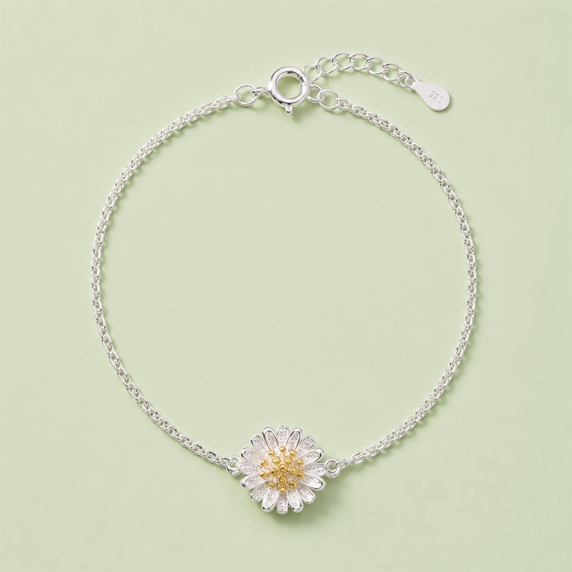 Daisy Flower – Bracelet with daisy charm
