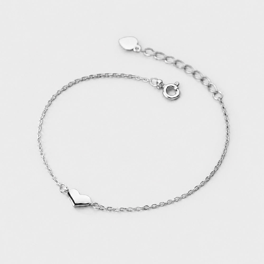 Esmeralda - Armband mit kleinem Herzanhänger