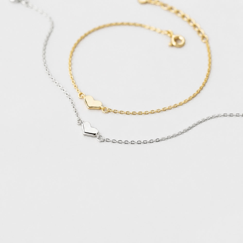 Esmeralda - Armband mit kleinem Herzanhänger