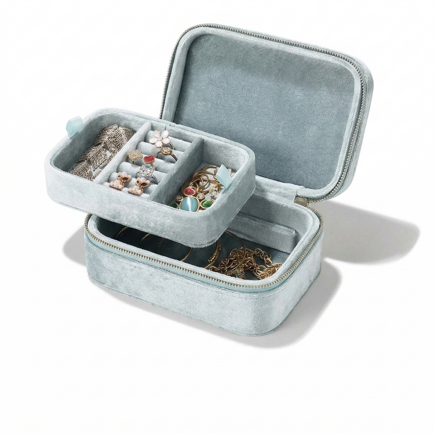 Dream Chest - Fluwelen sieradenkistje met rits