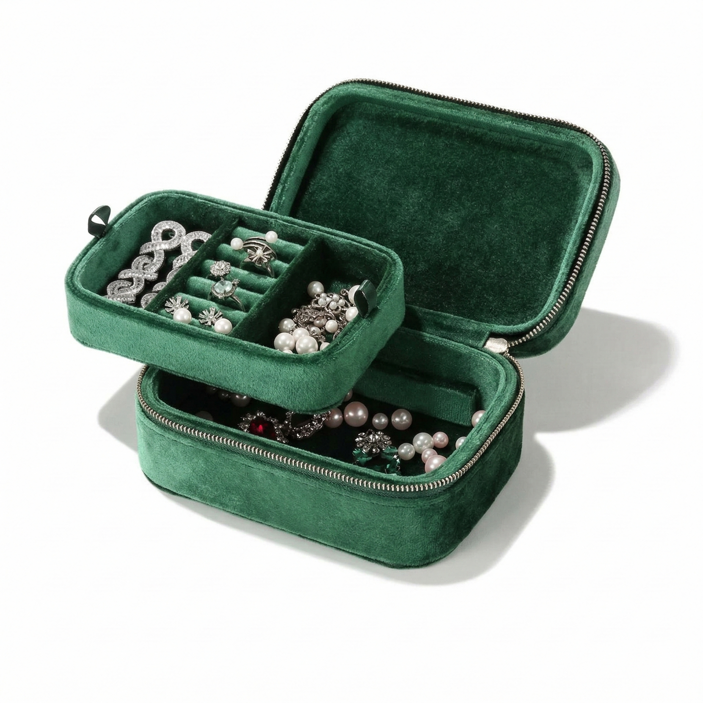 Dream Chest - Fluwelen sieradenkistje met rits