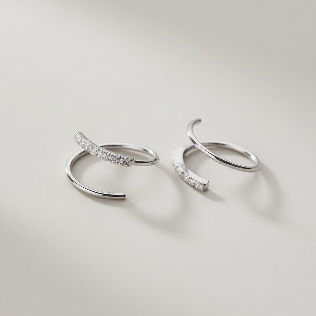Twiggy – Earrings with twisted design