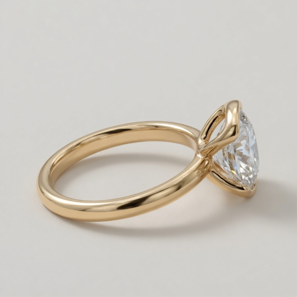 Imperial – Ring with moissanite setting